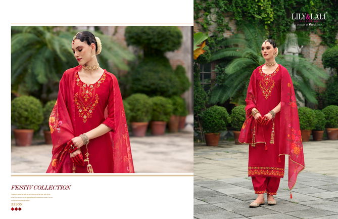 Karwa Special 2 By Lily And Lali Designer Readymade Suits Wholesale Price In Surat